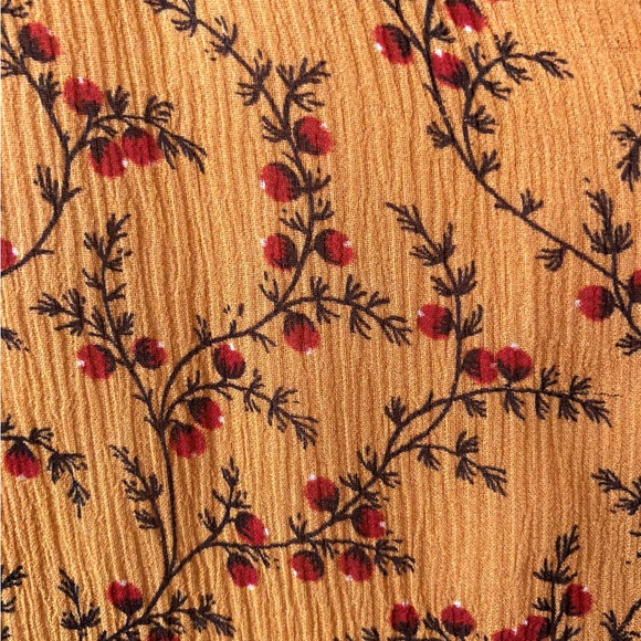 Jonathan Simkhai 100% silk chiffon yellow blouse Large - Picture 8 of 8